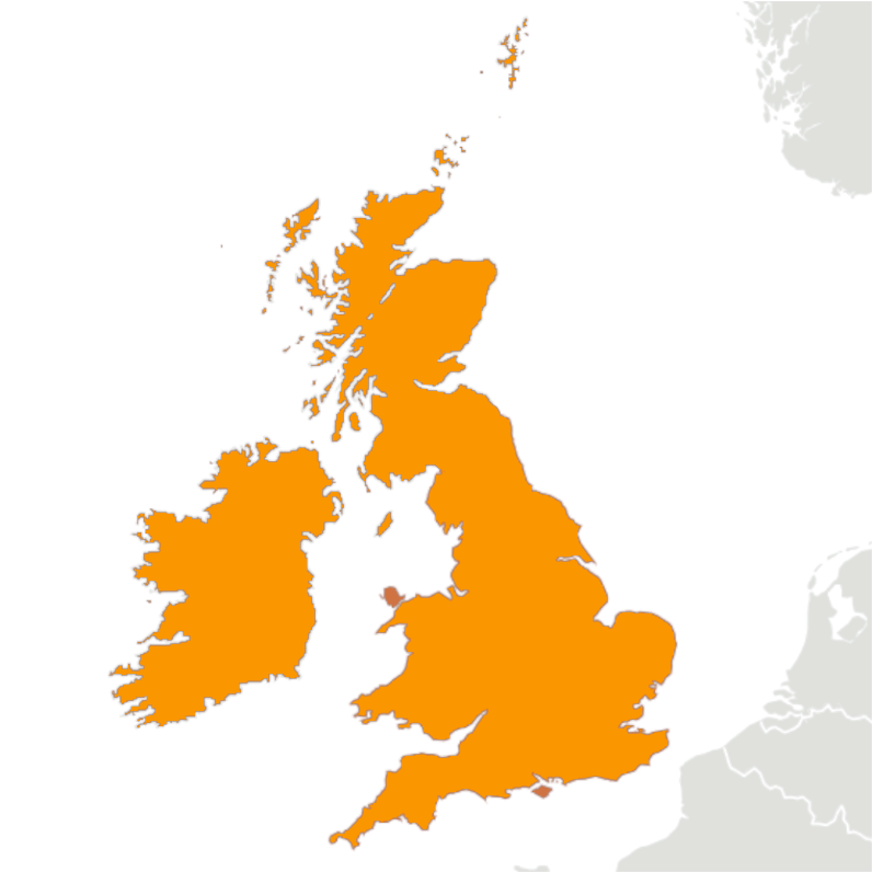 Map of British Isles