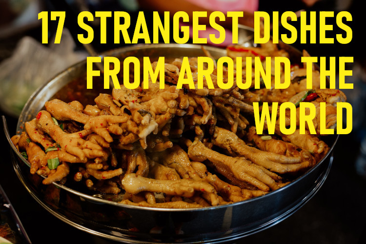 17 strangest dishes from around the world